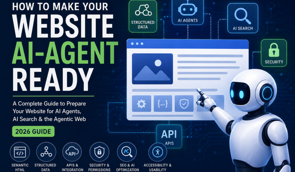 How to make a website AI-agent ready with structured data, APIs, SEO, and security