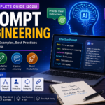 Prompt Engineering complete guide showing AI prompt writing techniques, ChatGPT, Claude, Gemini, AI prompt examples, prompt engineering workflow, and best practices for beginners and professionals.